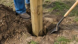 How Deep Do Fence Posts Need to Be in Tennessee?